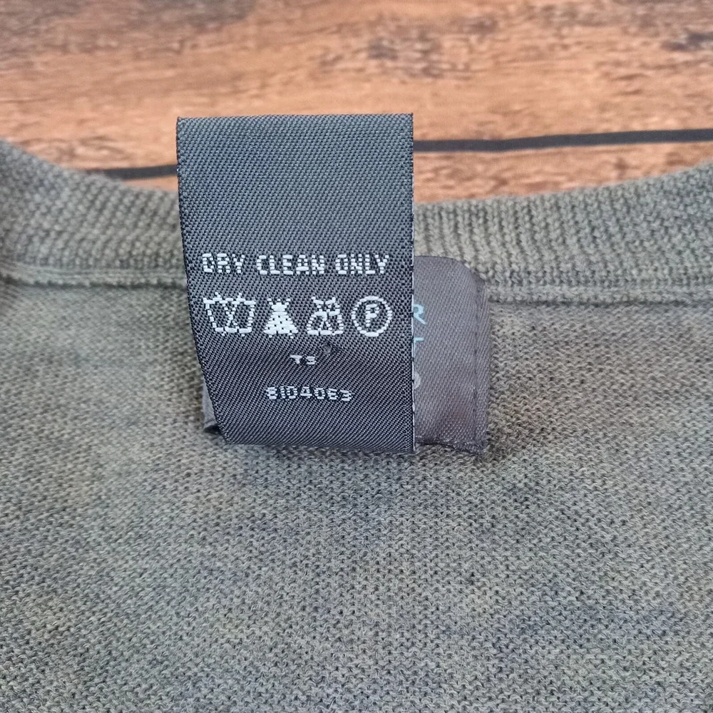 Mercer Street Studio 100% Merino Wool Sweater Vest Men's XL Green‎
